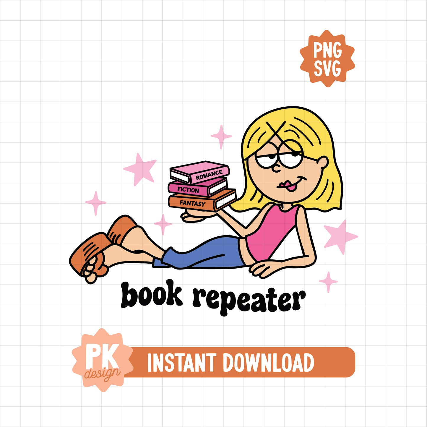 Book Repeater SVG + PNG