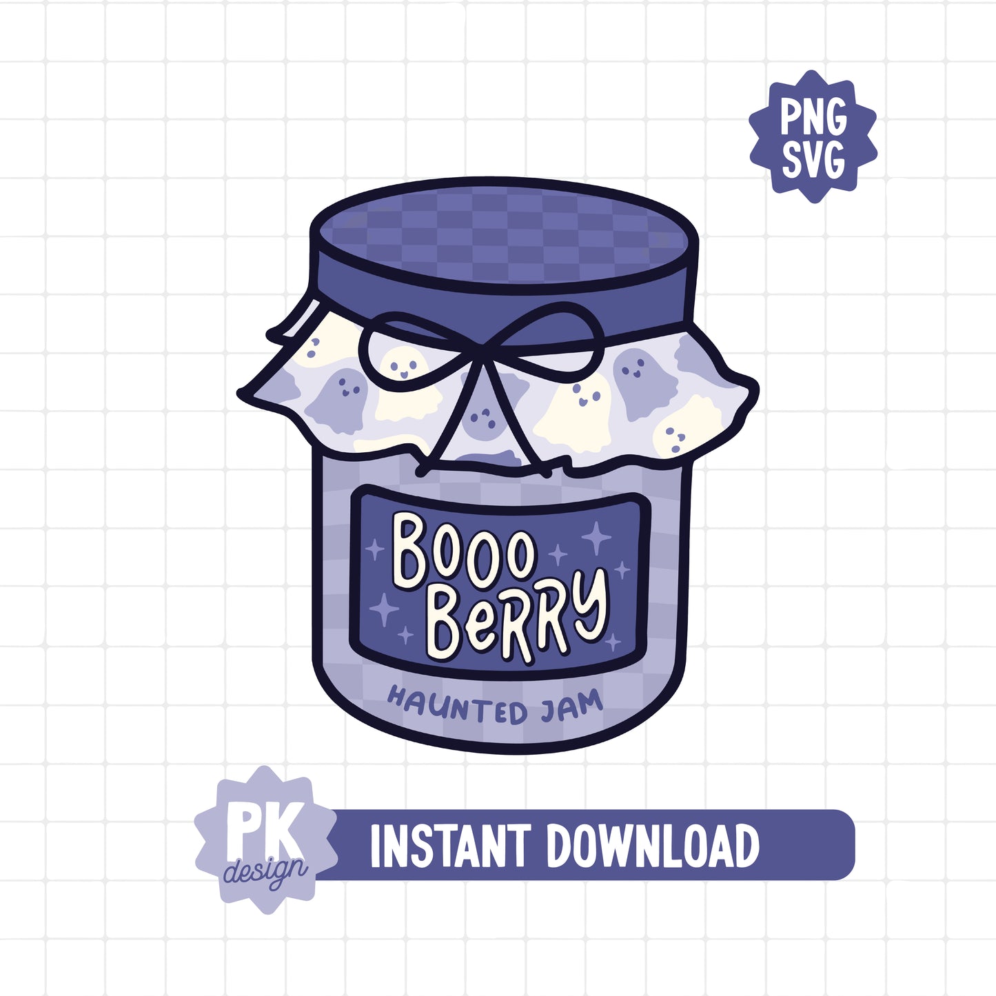Boooberry Jam SVG + PNG