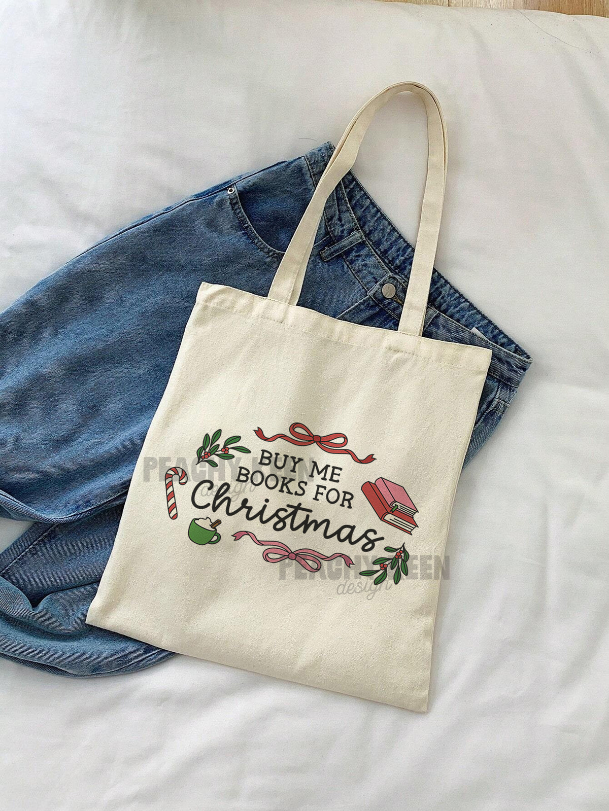 Buy Me Books for Christmas SVG + PNG