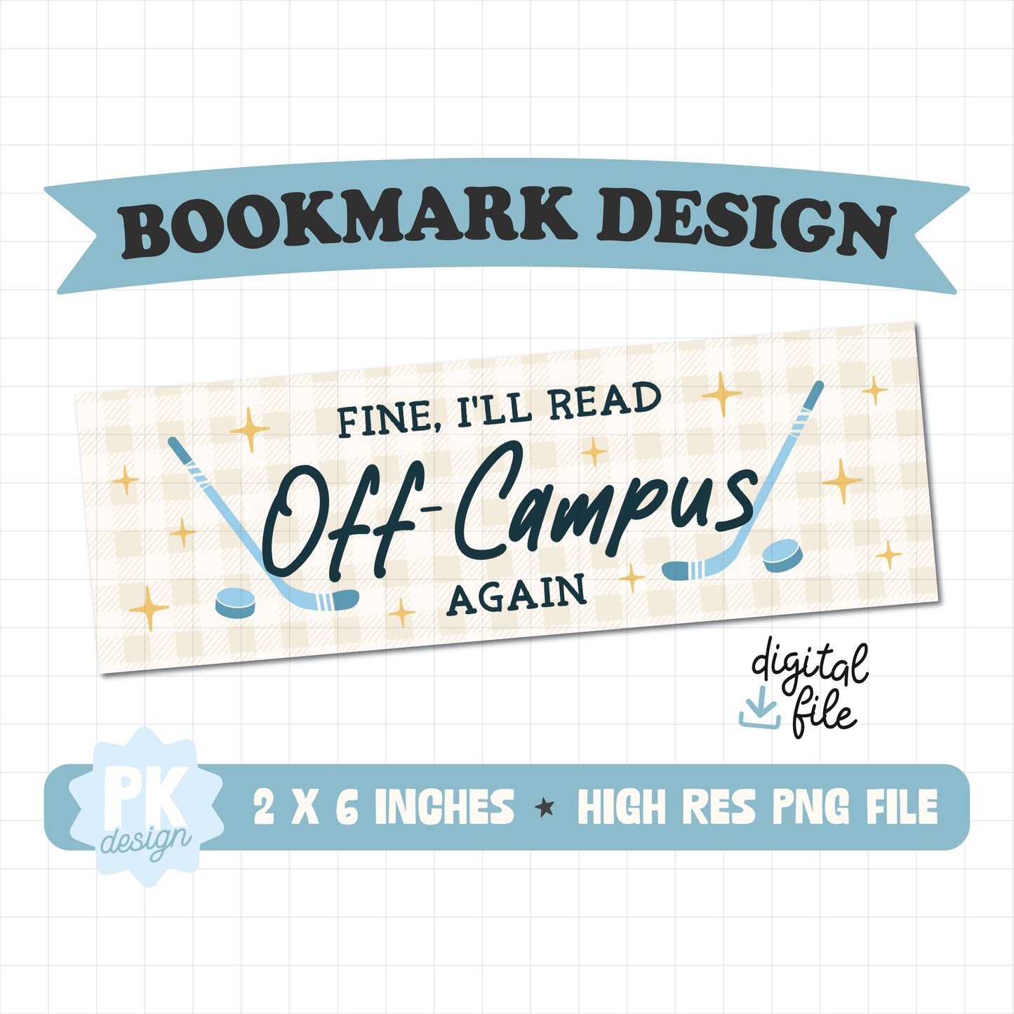 Fine I'll Read OC Again Bookmark Design PNG