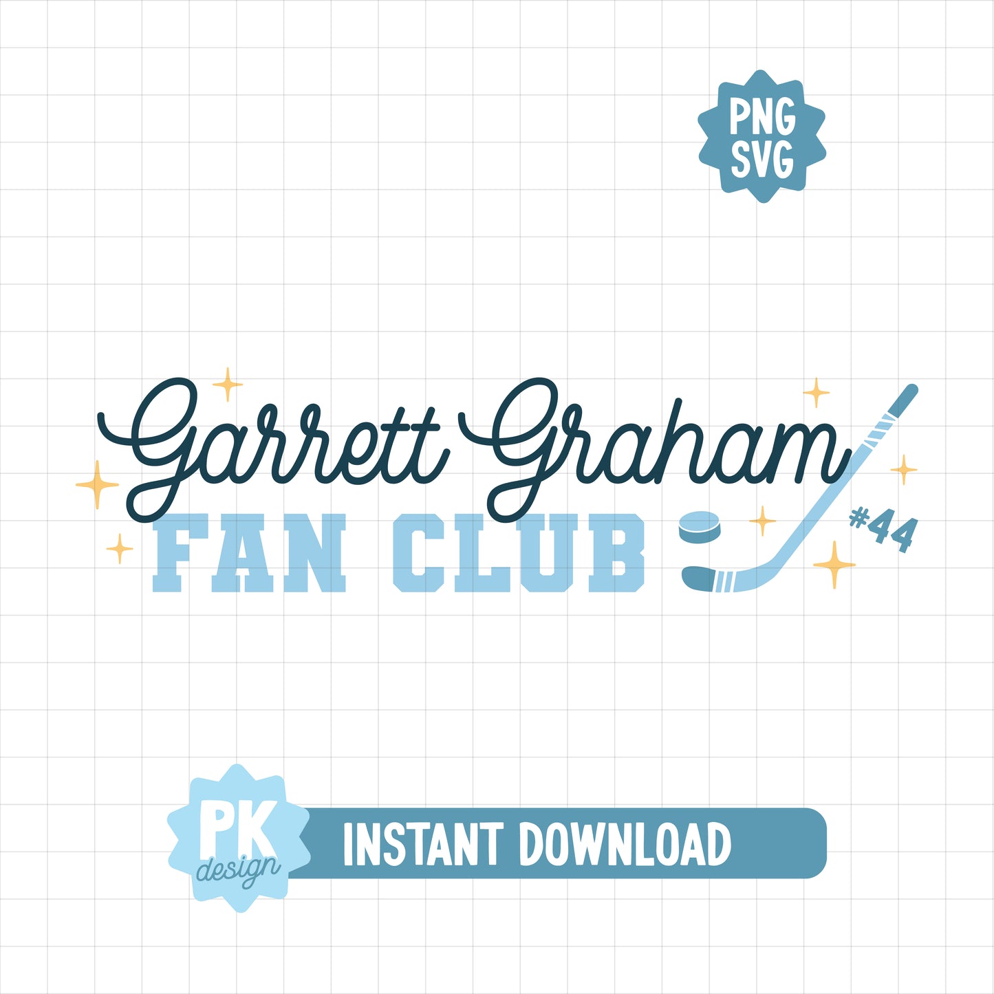Garrett Fan Club SVG + PNG