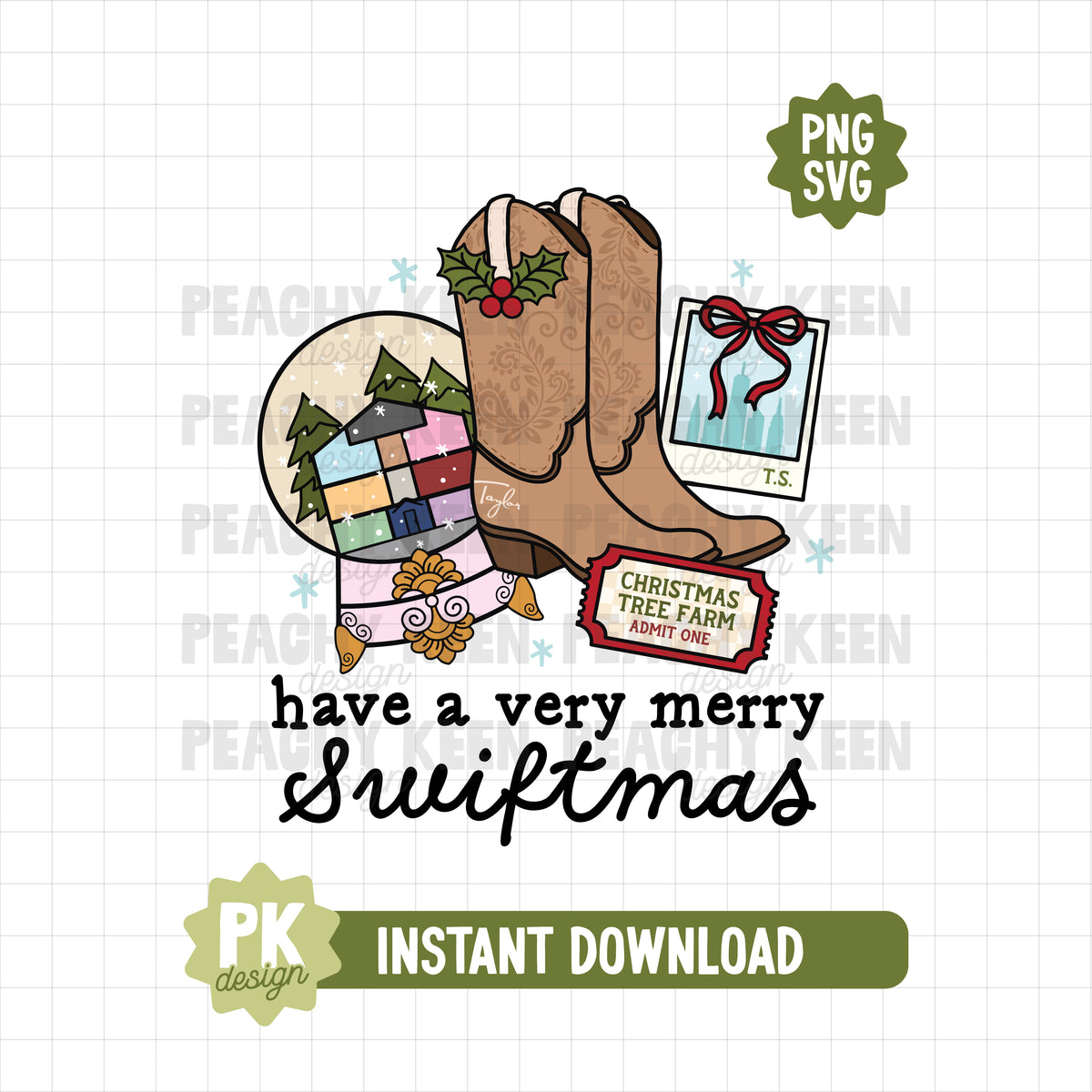 Have a Very Merry TS Christmas SVG + PNG