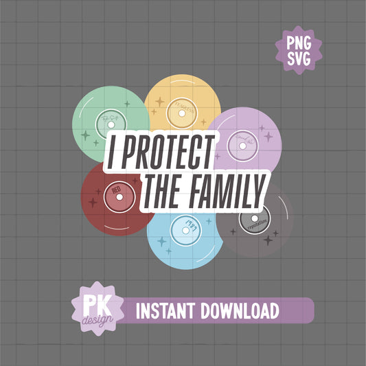 I Protect The Family SVG + PNG
