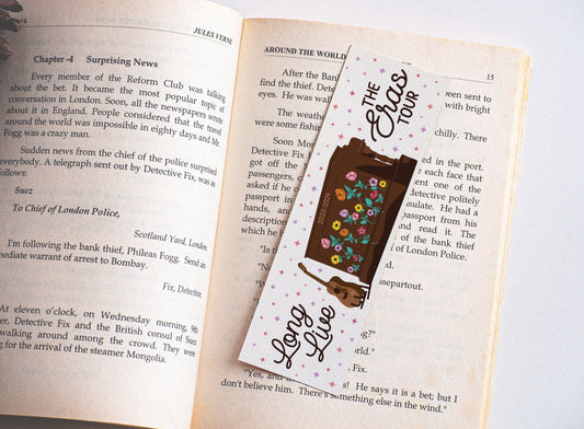 Tour Piano Bookmark Design PNG