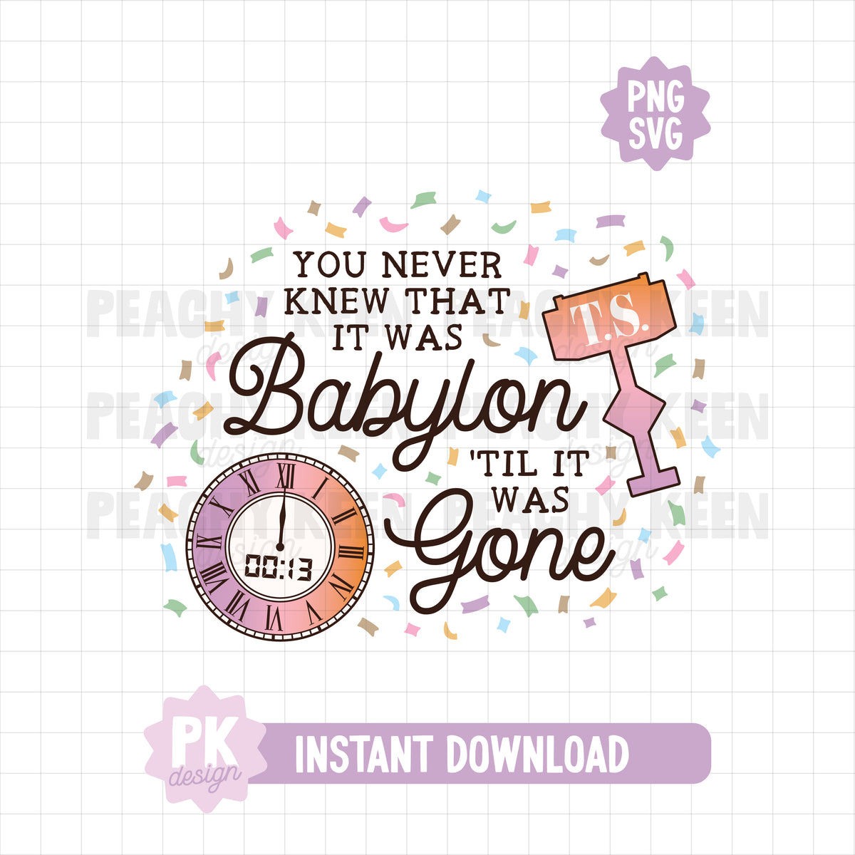 Never Knew That It Was Babyl0n SVG + PNG