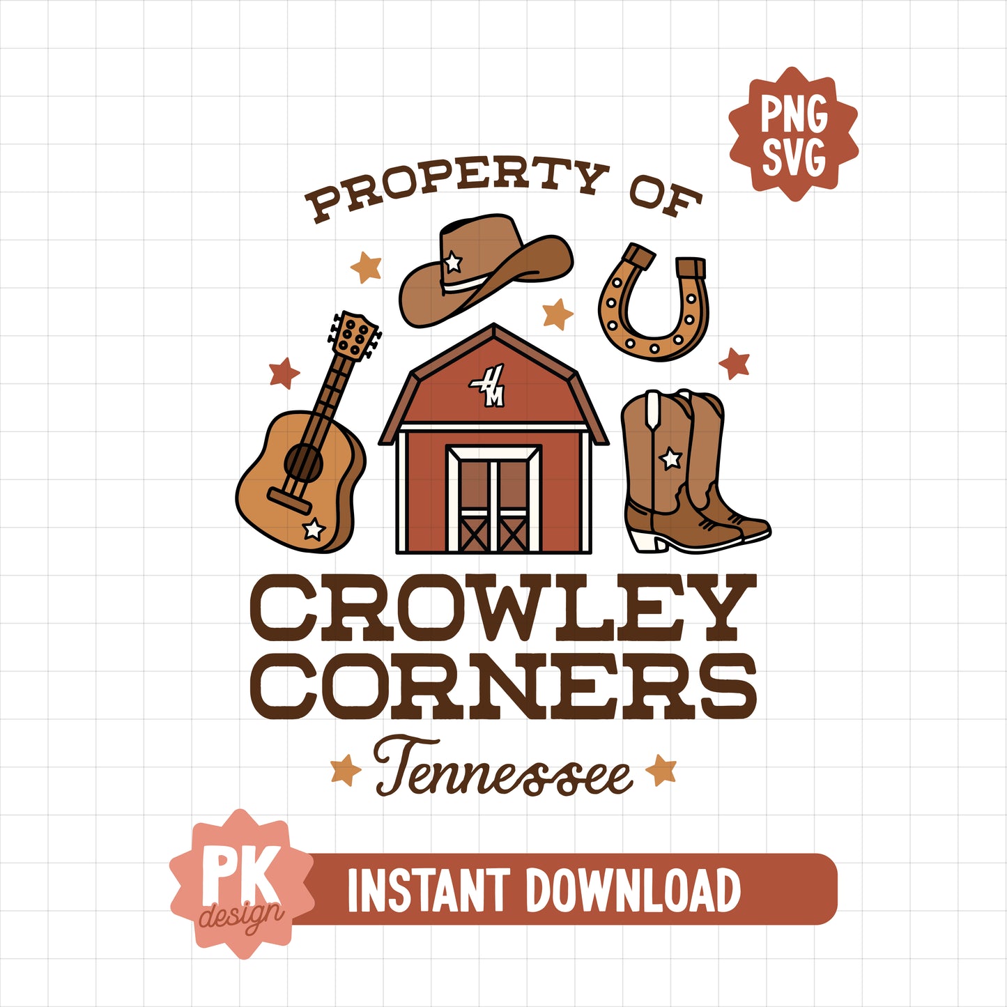 Property of Crowley Corners SVG + PNG