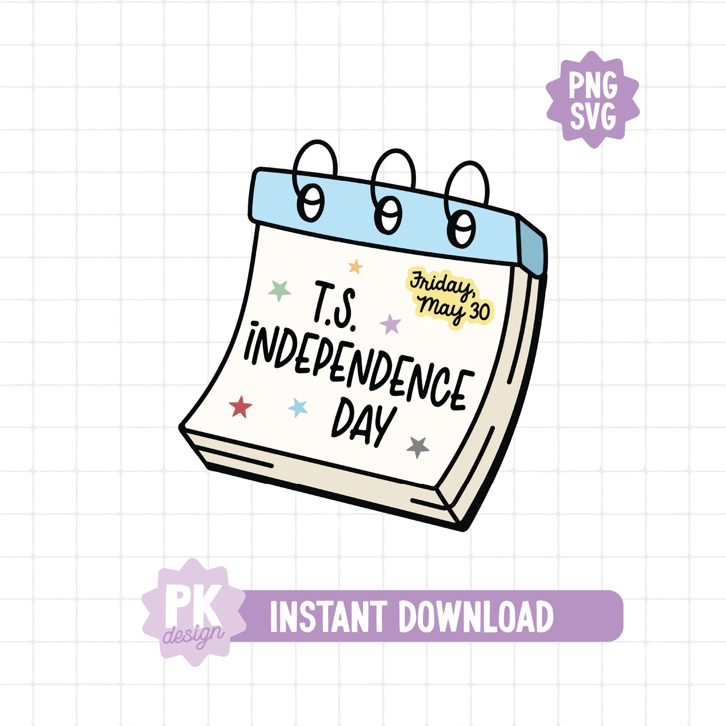 T.S. Independence Day SVG + PNG