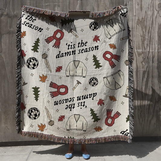 Tis The Damn Season Seamless Pattern PNG