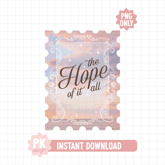 August Stamp PNG ONLY
