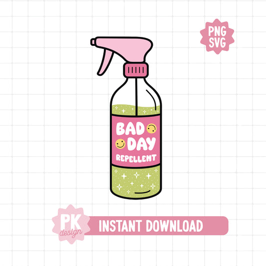 Bad Day Repellent Spray SVG + PNG
