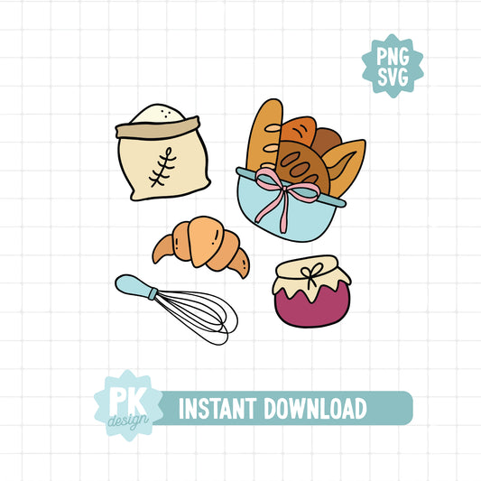 Baking Icons Bundle SVG + PNG