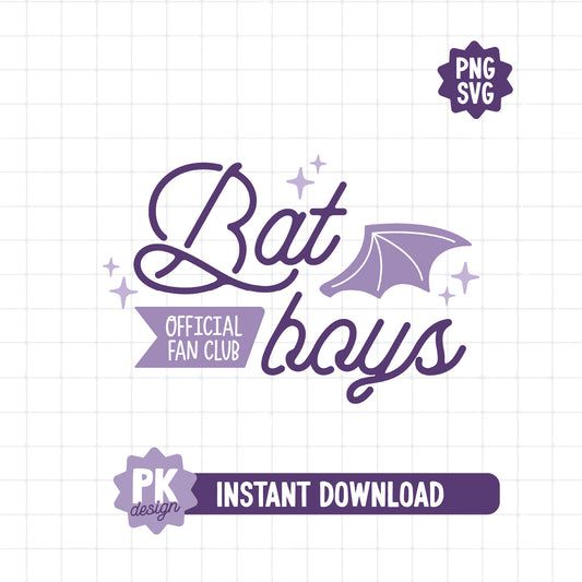 Bat Boys Official Fan Club SVG + PNG