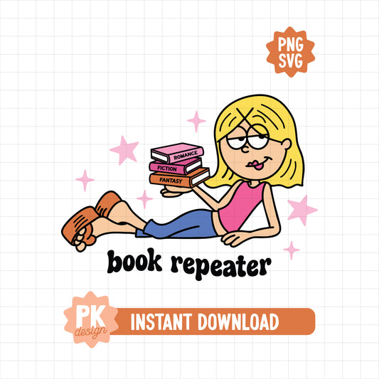 Book Repeater SVG + PNG