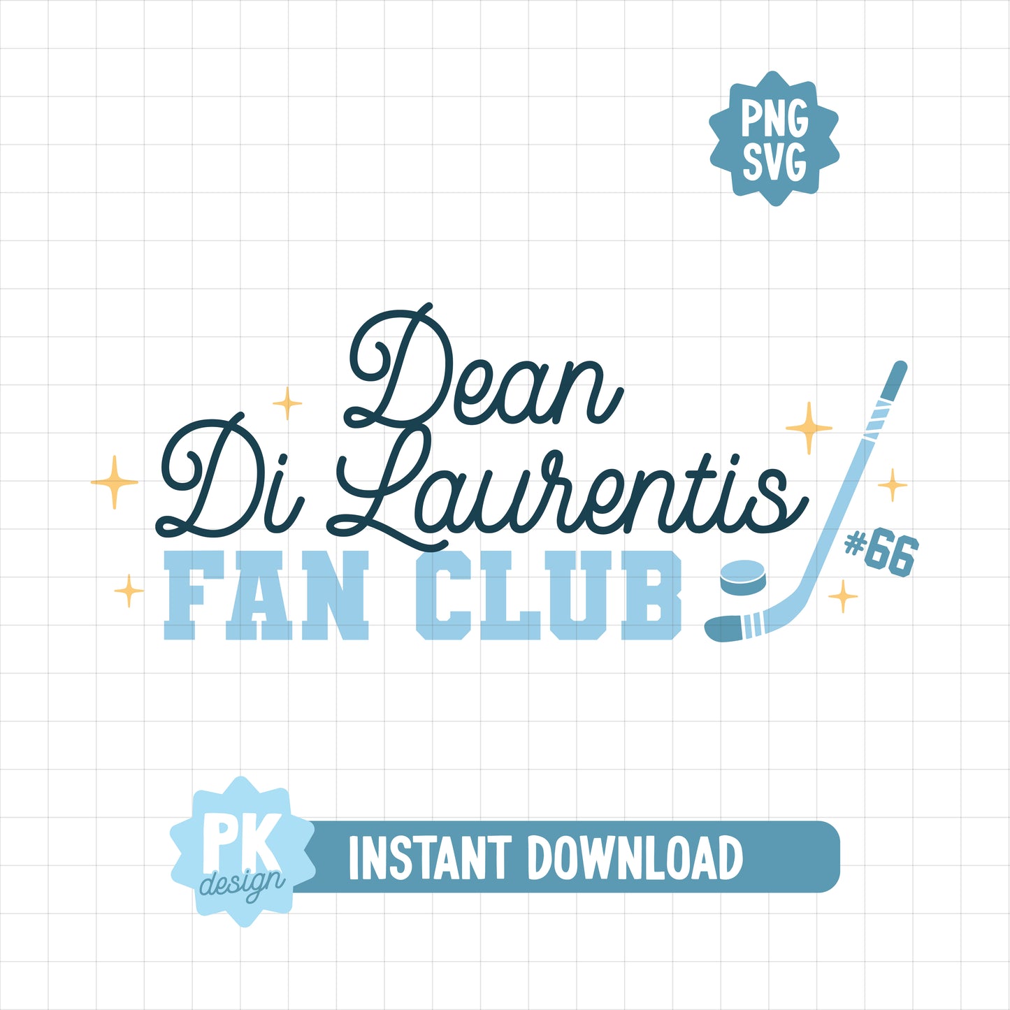 Dean Fan Club SVG + PNG
