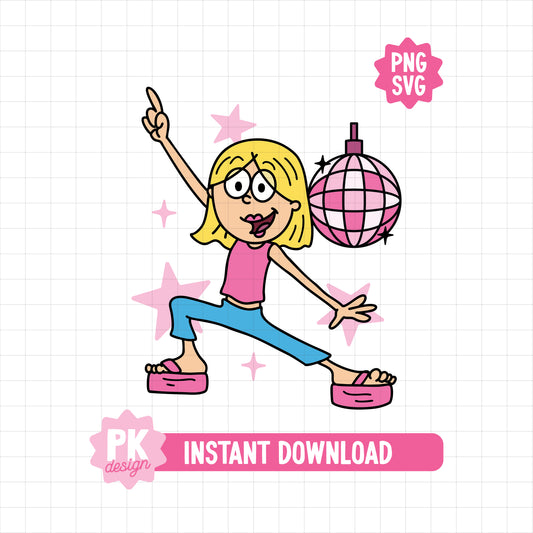 Disco Lizzie SVG + PNG