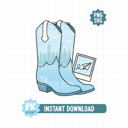 1989 Cowgirl Boot SVG + PNG