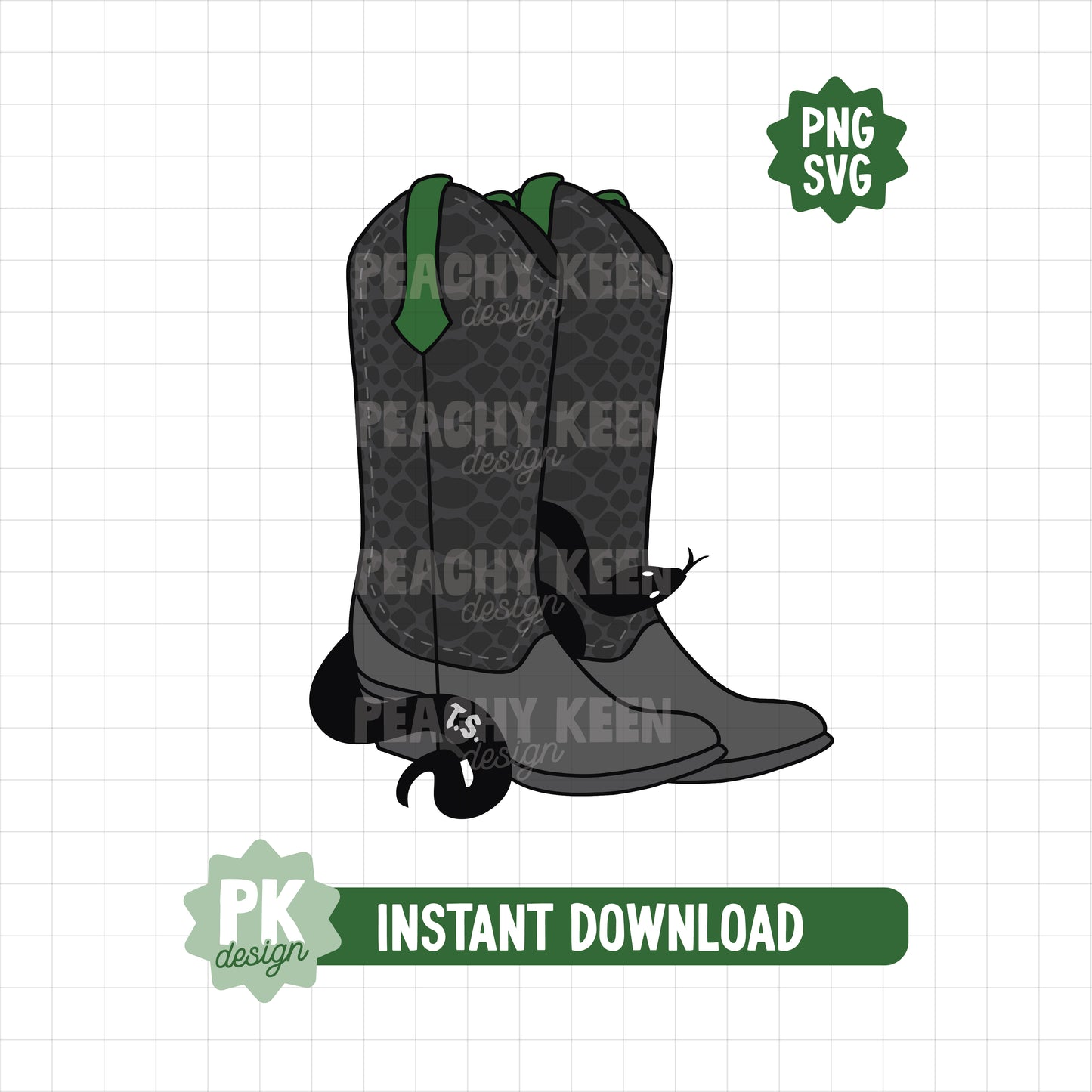 Rep Cowgirl Boot SVG + PNG