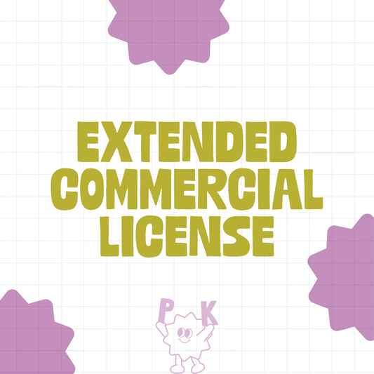 Extended Commercial License (DTF Transfers + Fabric)