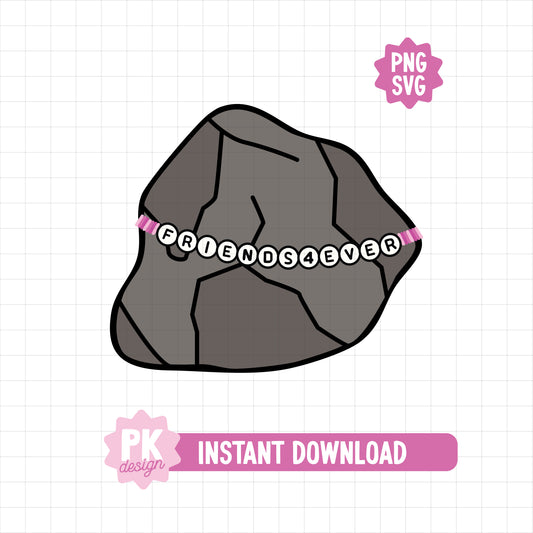 Friends Forever 0palite Rock SVG + PNG