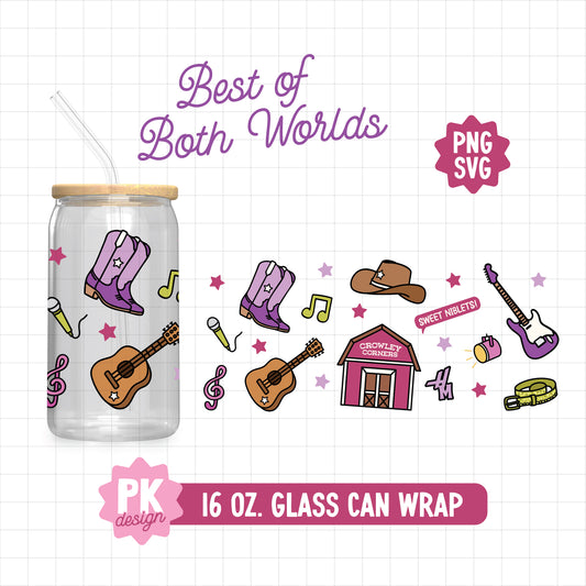 Hannah Inspired 16 oz. Glass Can Design SVG + PNG
