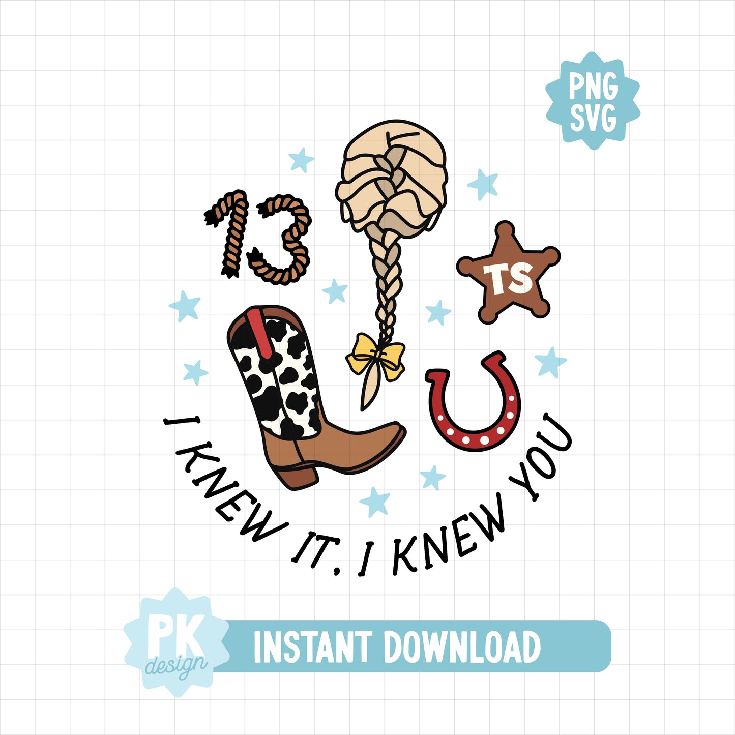 I Knew You SVG + PNG