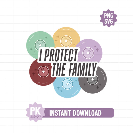 I Protect The Family SVG + PNG