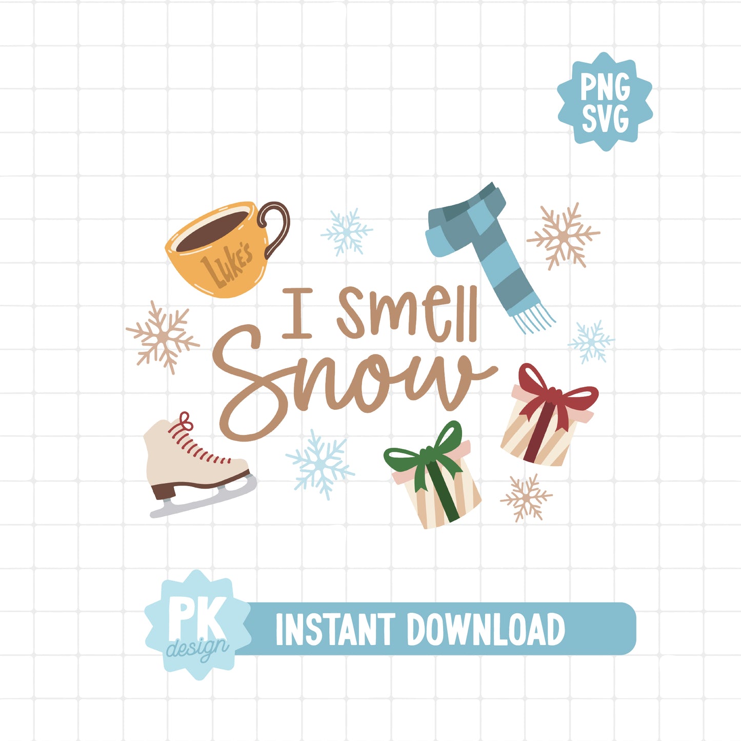 I Smell Snow SVG + PNG