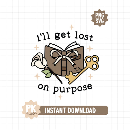 I'll Get Lost On Purpose SVG + PNG