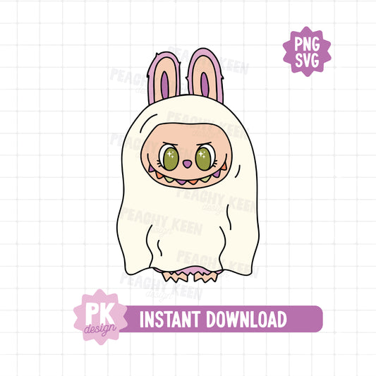 L*bubu Sheet Ghost Costume SVG + PNG