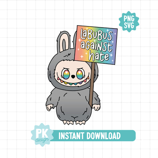 L*bubus Against Hate SVG + PNG