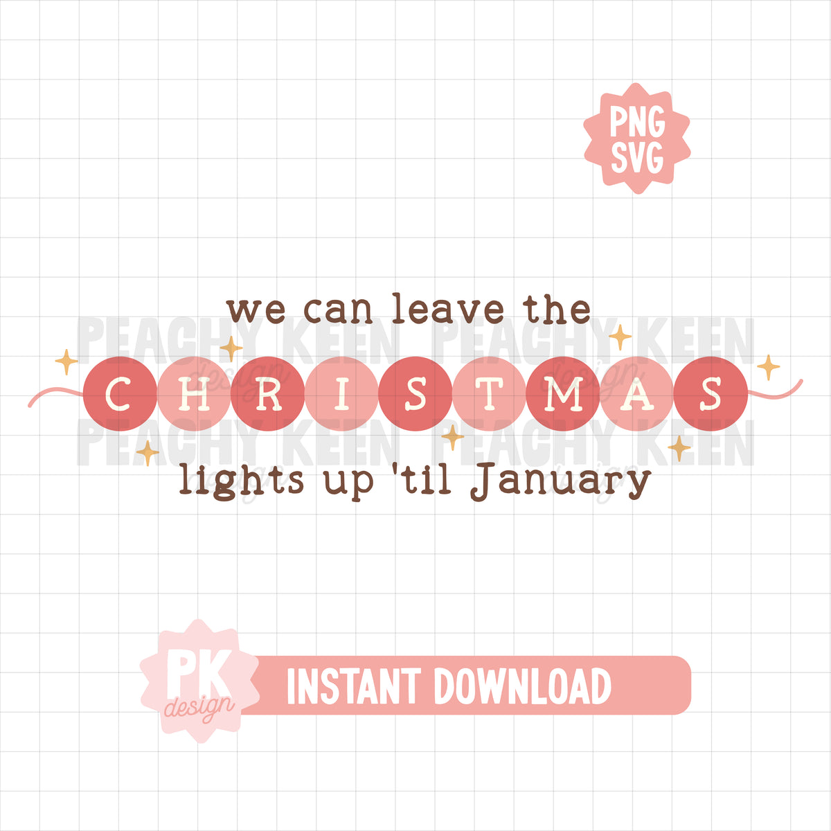 We Can Leave The Lights Up Friendship Bracelet SVG + PNG