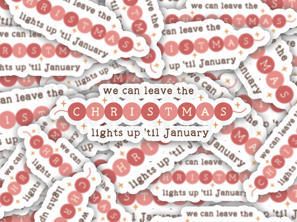We Can Leave The Lights Up Friendship Bracelet SVG + PNG