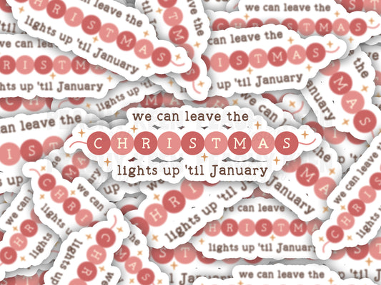 We Can Leave The Lights Up Friendship Bracelet SVG + PNG