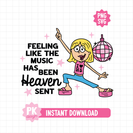 Music Has Been Heaven Sent SVG + PNG