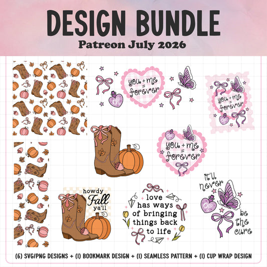 Design Bundle - Patreon, July 2026