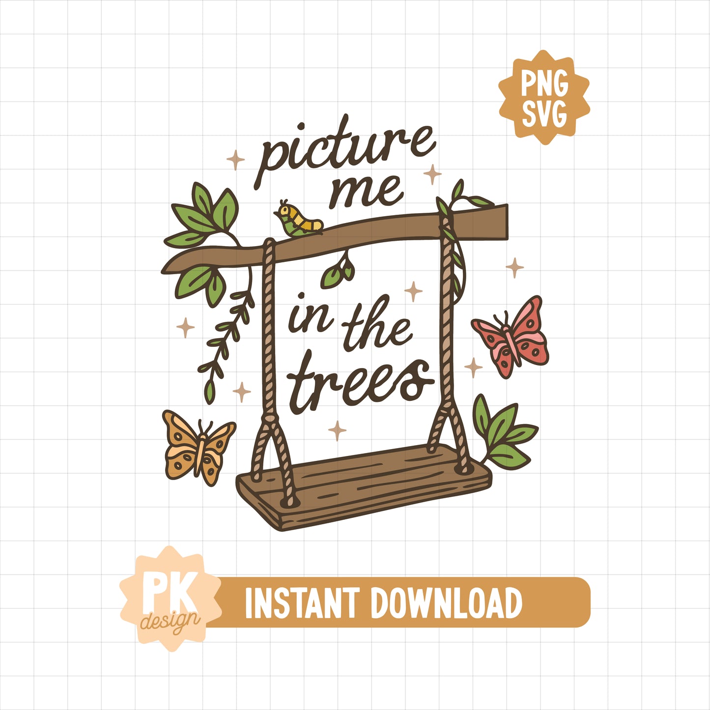 Picture Me In The Trees SVG + PNG