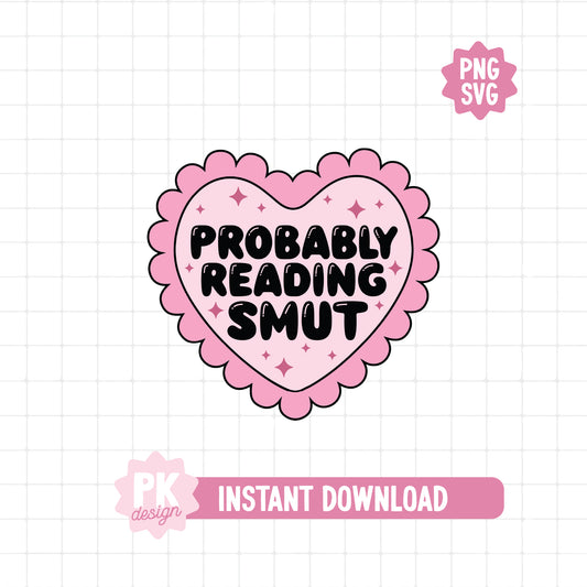 Probably Reading Smut SVG + PNG