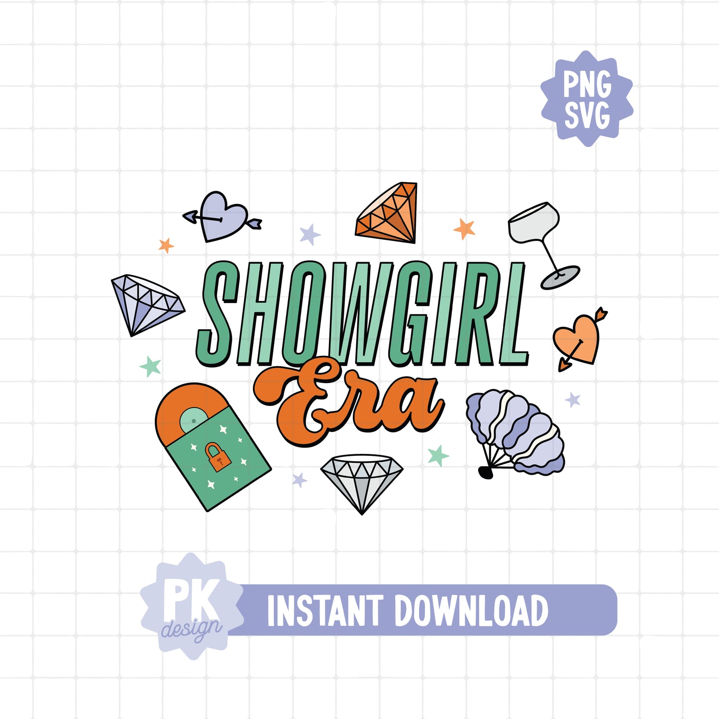 Showgirl Era SVG + PNG