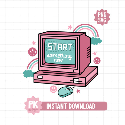 Start Something New SVG + PNG