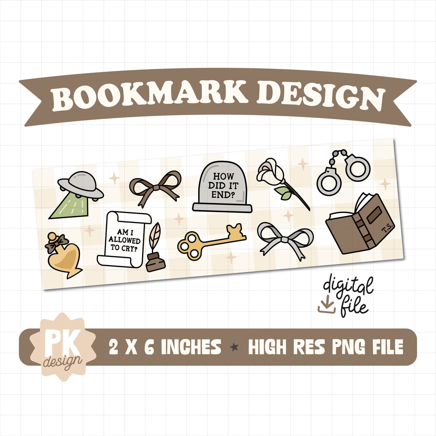 TTPD Icons Bookmark Design PNG