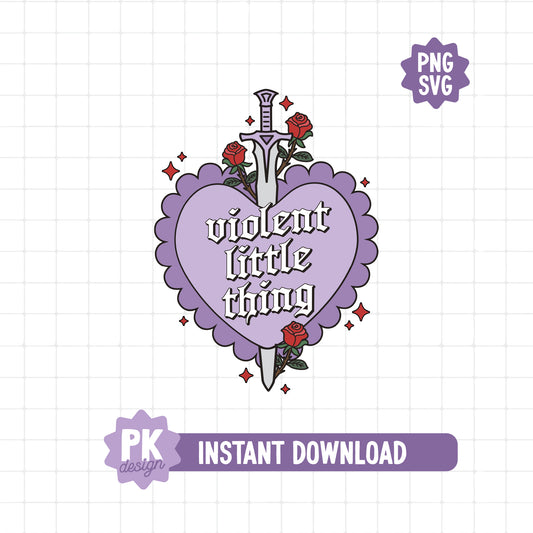 Violent Little Thing SVG + PNG